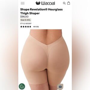 Wacoal SHAPE REVELATION Hourglass Thigh Shaper Praline